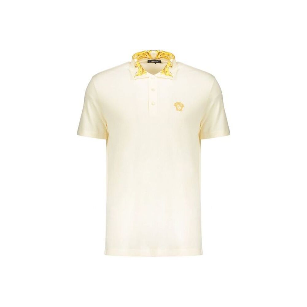Versace Multicolor Cotton Polo Men's Shirt